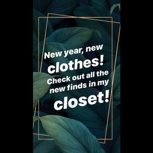 NEW ITEMS ADDED TO CLOSET!!!